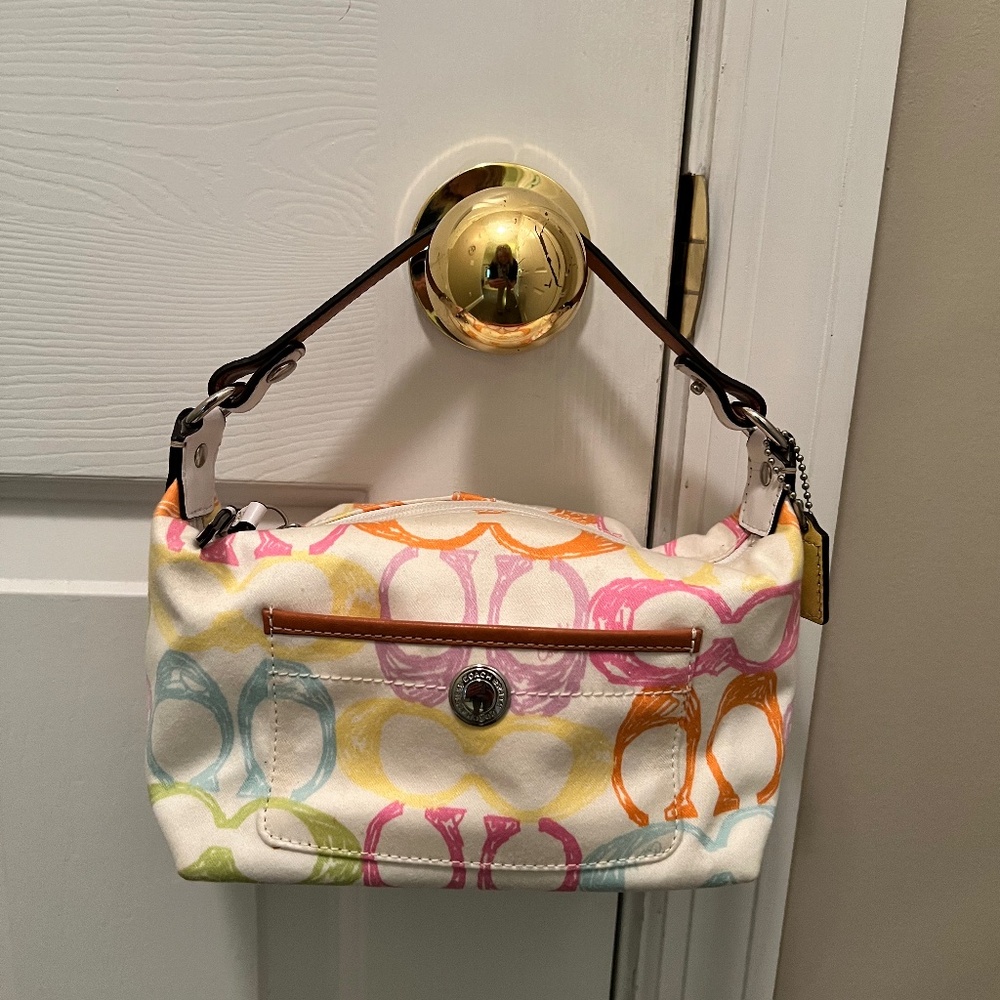 Coach Rainbow Scribble Y2K Pochette